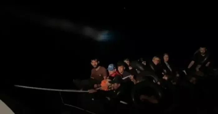 Çanakkale de 41 kaçak göçmen yakalandı