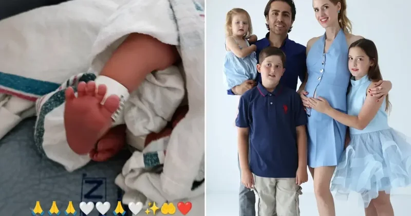 Wilma Elles dördüncü çocuğunu kucağına aldı! İşte oğluna verdiği isim
