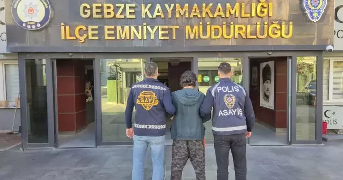 Kocaeli de 13 yıl 7 ay kesinleşmiş hapis cezası bulunan hükümlü yakalandı