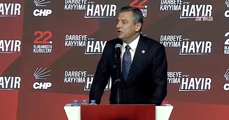 CHP kurultayı başladı... Özgür Özel konuşuyor Sözcü Gazetesi
