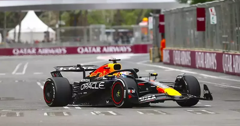Max Verstappen Bakü de başladığı gibi bitirdi! Kazanmasını bildi Spor Haberleri