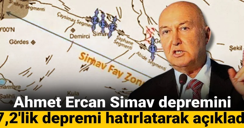Ahmet Ercan Simav depremini 7,2 lik depremi hatırlatarak açıkladı