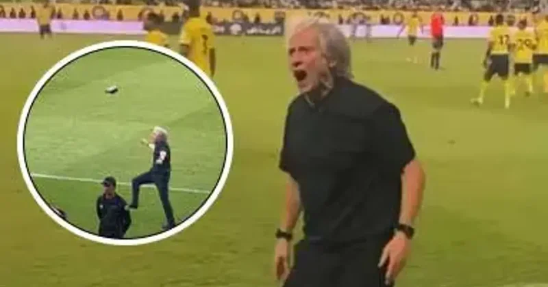 Jorge Jesus çılgına döndü! Protesto sonrası ortalık karıştı Fanatik Spor Haberleri Video