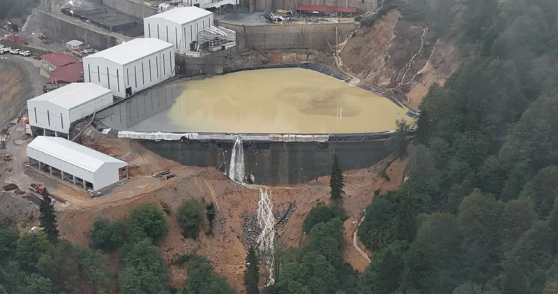 Giresun’da maden sahasında atık havuzunun taştığı iddiası