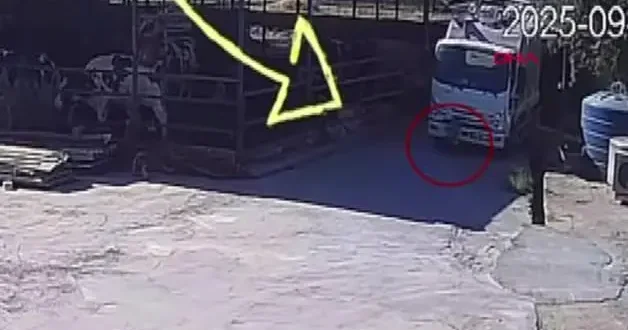 Yüreklerin yandığı an! Tankerin altında kalan 3 yaşındaki çocuğun son anları güvenlik kamerasına yansıdı
