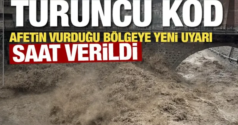 Meteoroloji den 4 ilde turuncu alarm! Kuvvetli yağışlar sürecek: Sel ve heyelana dikkat!