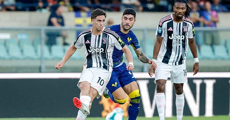 Kenan Yıldız lı Juventus a Verona engeli!