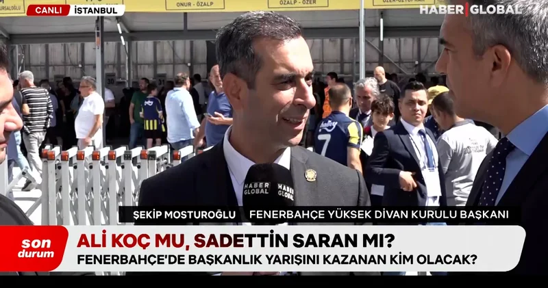 Fenerbahçe Yüksek Divan Kurulu Başkanı Şekip Mosturoğlu: Her üyenin iradesinin sandığa doğru olarak yansıması gerekiyor