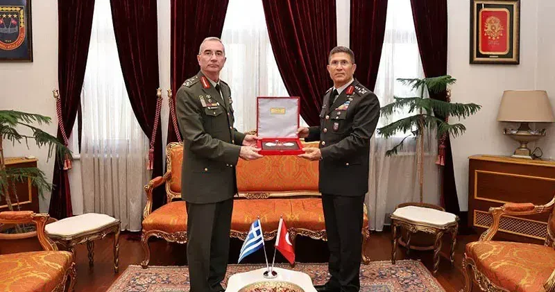 1 inci Ordu Komutanı Orgeneral Ersay, Yunan mevkidaşı Papastathopoulos ile görüştü