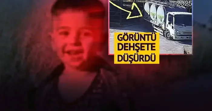 3 yaşındaki çocuk tankerin altında kaldı! Aydın dan dehşete düşüren görüntü