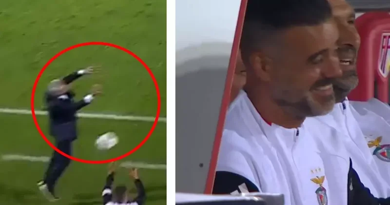 Mourinho kaleci gibi top tutmaya çalıştı, kulübedekiler dahi kendini tutamadı