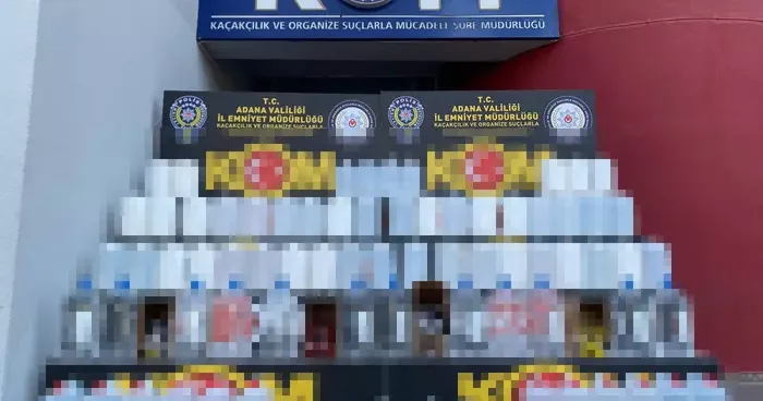 Adana merkezli 5 ilde sahte içki operasyonu! Yakalanan 14 zanlıdan 7 si tutuklandı