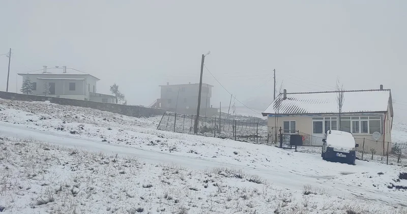 Yüksek kesimlere kış erken geldi: Doğu Karadeniz beyaza büründü
