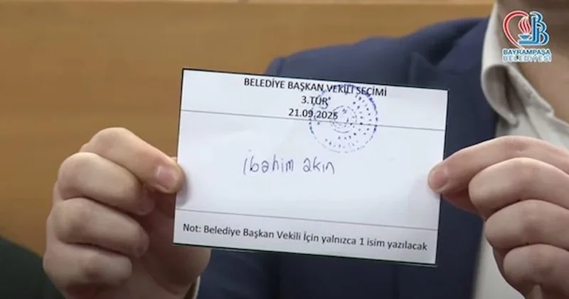 Tarihi seçimde İbrahim Akın yazmayı bile beceremedi Sözcü Gazetesi