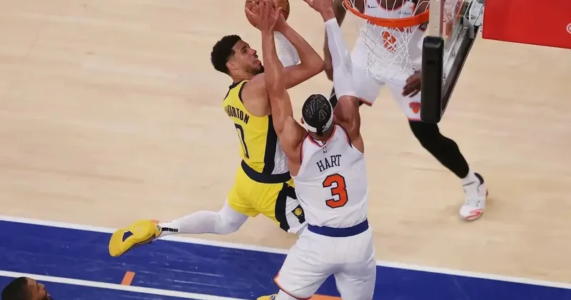 Haliburton’dan tarihi basket! Pacers, Knicks’i uzatmada devirdi... Sözcü Gazetesi