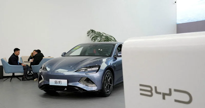 BYD Avrupa da ilk kez Tesla dan daha fazla otomobil sattı