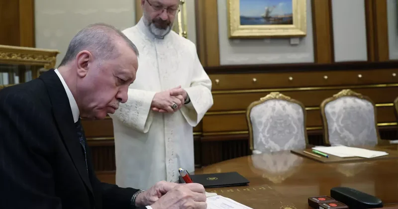 Cumhurbaşkanı Erdoğan, kurbanı Türkiye Diyanet Vakfına bağışladı