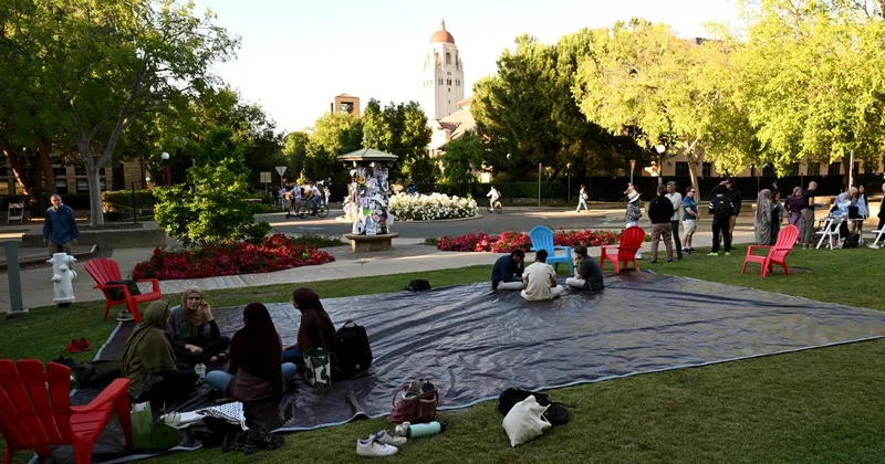 Stanford Üniversitesi öğrencileri Gazzelilere destek için açlık grevinde
