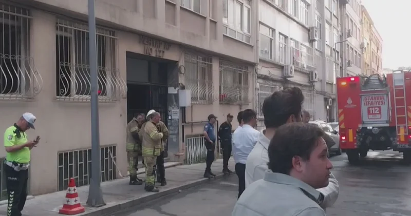 Apartmanda çıkan yangında mahsur kalan kadın öldü