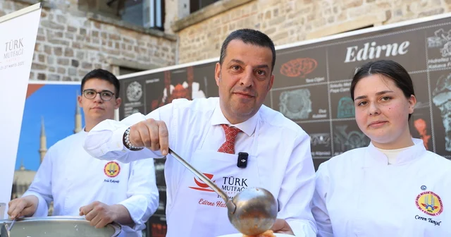 Edirne de Türk Mutfağı Haftası nda coğrafi işaretli yemekler tanıtıldı Edirne Haberleri