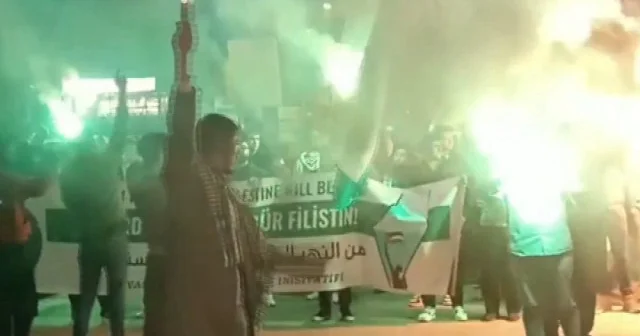 Sivas Gazze için sokakta: Kanlı bebek maketleriyle İsrail’i protestosu VİDEO İZLE