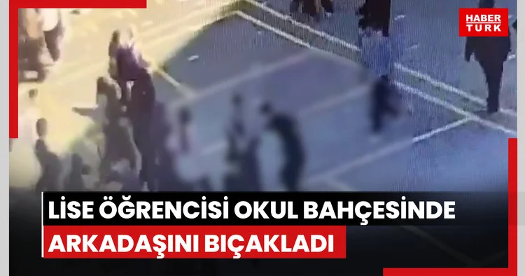 Sultanbeyli de okul bahçesinde arkadaşını bıçakla yaralayan lise öğrencisi gözaltına alındı