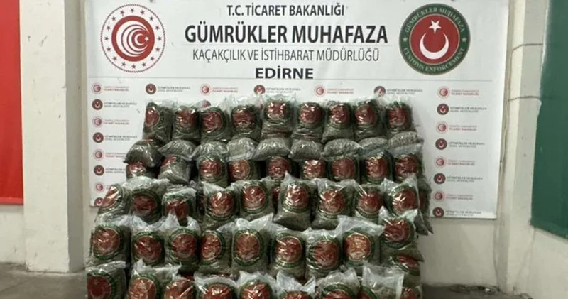 Kapıkule de 382 kilogram esrar ele geçirildi Güncel haberler