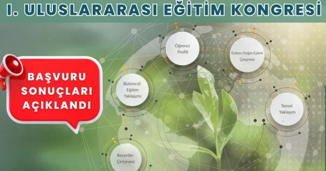 MEB, 1. Uluslararası Eğitim Kongresi başvuru sonuçlarını açıkladı Son Dakika Haberleri