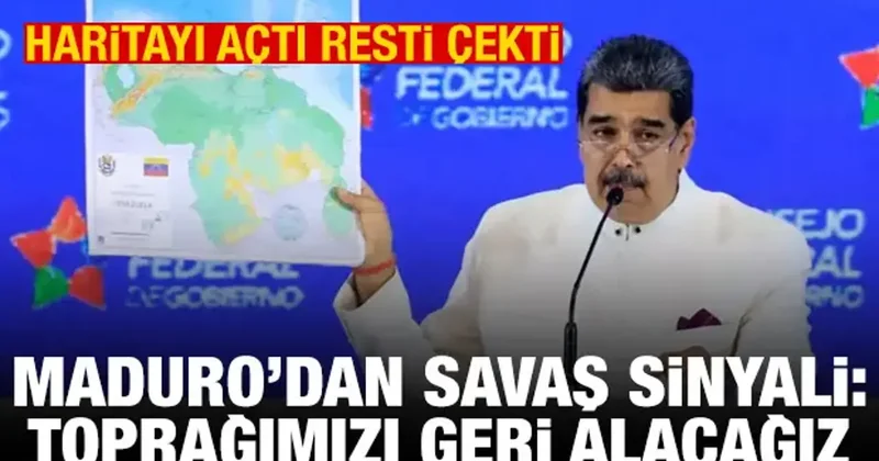 Maduro: Esequibo yu geri alacağız