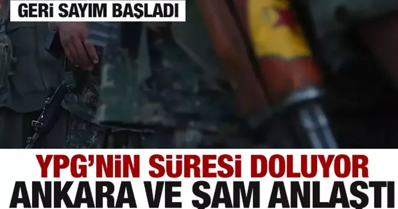 YPG ye verilen süre doluyor! Ankara ve Şam anlaştı...Geri sayım başladı