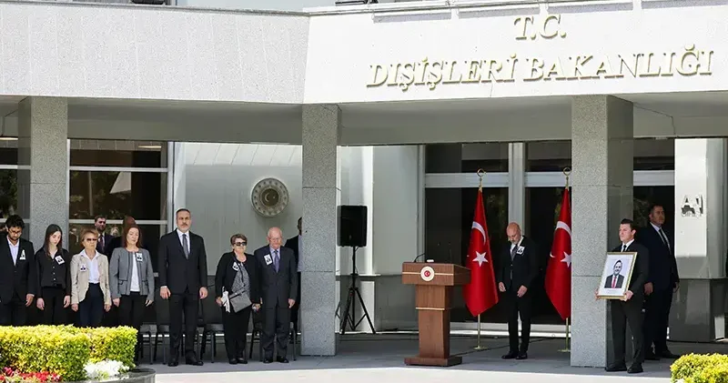Yaşamını yitiren Malta Büyükelçisi Şen için Dışişleri nde anma töreni