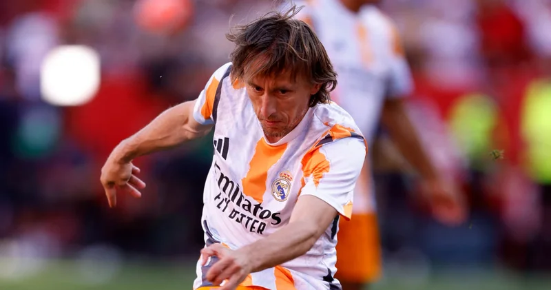 Luka Modric Real Madrid e veda etti, bir dönem sona erdi