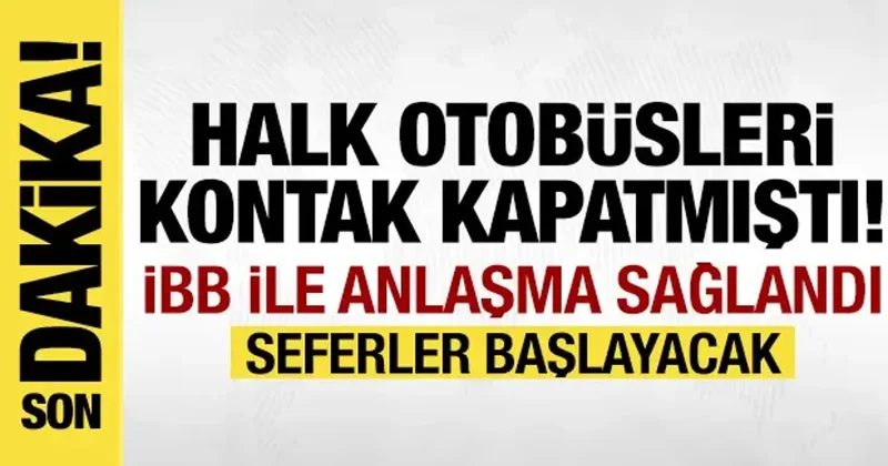Kontak kapatmışlardı: Anlaşma sağlandı, seferler devam edecek!