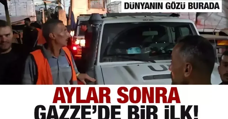 Son dakika: Gazze de aylar sonra bir ilk yaşandı