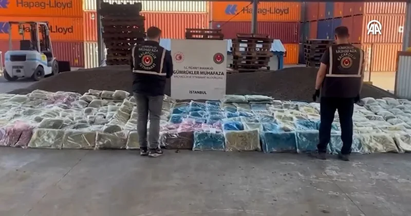 Ambarlı Limanı nda esrar operasyonu