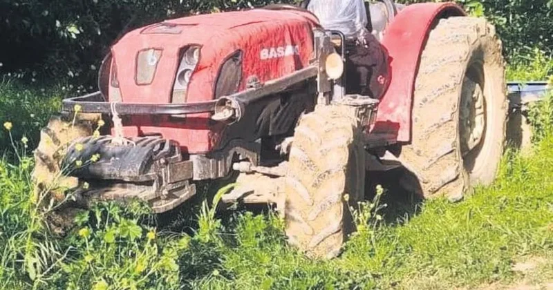 Tarlada acı kaza