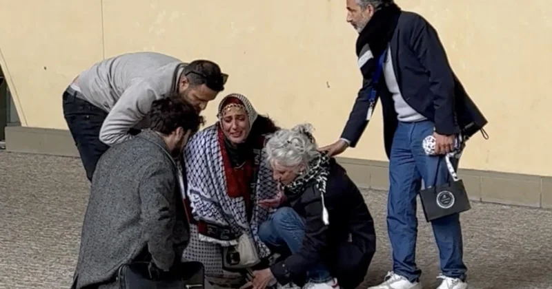 AB Komisyonu önünde Gazze ye ağıt