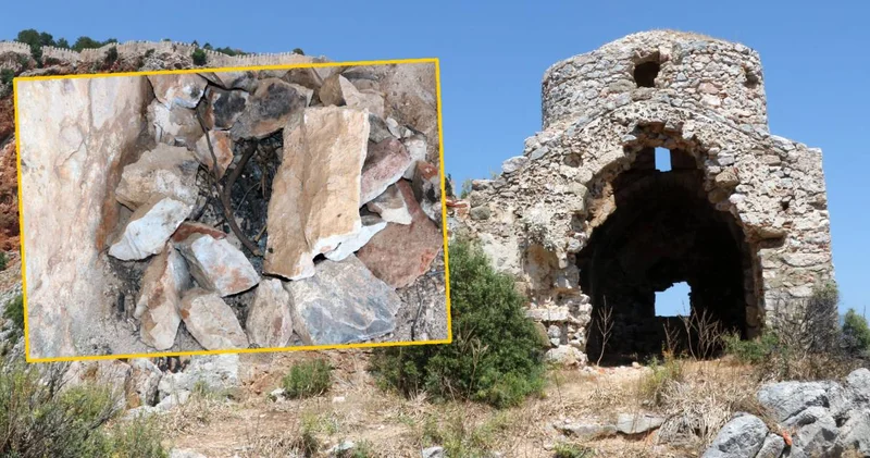 11. yüzyıldan kalmaydı, taşlarını söküp mangal yapmışlar