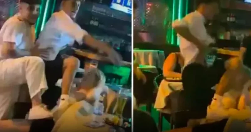Turist kapanında utandıran dans için perde kapandı Sözcü Gazetesi