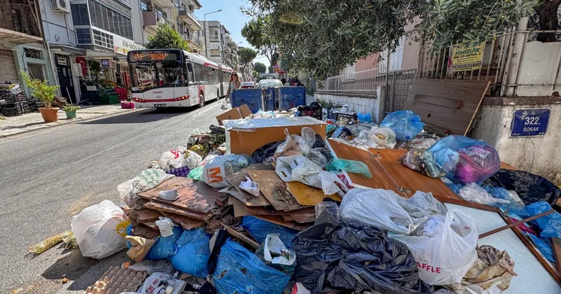 İzmir sokakları çöp kokuyor