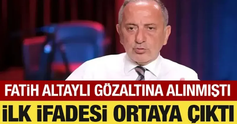 Fatih Altaylı nın ilk ifadesi: Tehdit aklıma gelmedi