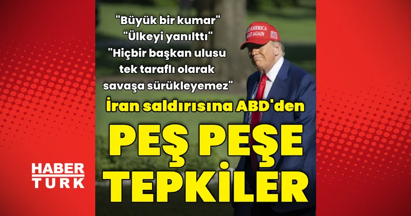 ABD İran ın 3 nükleer tesisini vurdu, Trump a tepkiler gelmeye başladı Dış Haberler