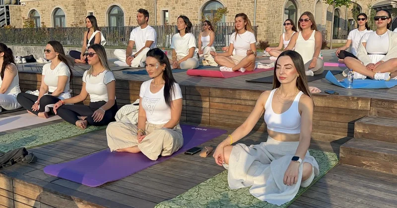 Kapadokya da yoga etkinliği