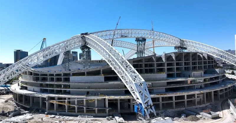 Başkentte yeni stadyum yükseliyor!
