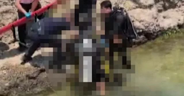 Adana da serinlemek isterken canından oluyordu: Dalgıç polisler kurtardı VİDEO İZLE