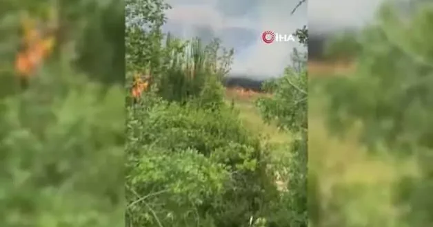 Safranbolu’da anız yangını paniği: Ekipler zamanında müdahale etti