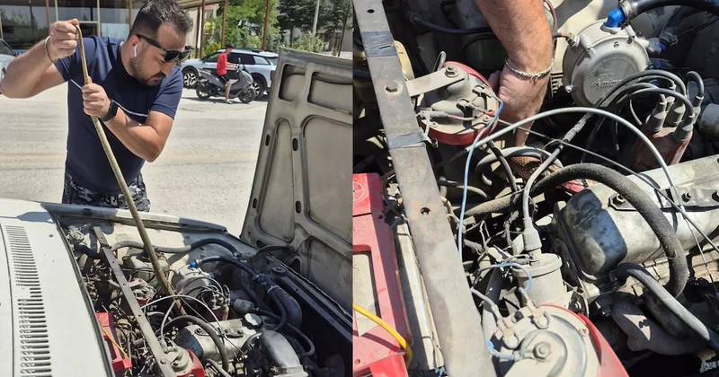 Aracının motoruna baktı, hayatının şokunu yaşadı Sözcü Gazetesi