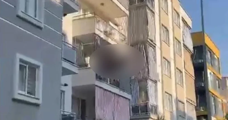 Balkona çıkıp kendini boşluğa bırakan kadın ağır yaralandı