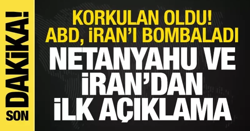 İsrail İran Savaşı: ABD, İran ı bombaladı! İsrail ve İran dan ilk açıklama