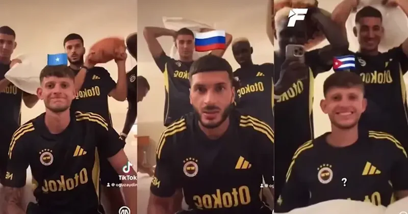 Fenerbahçeli yıldızlardan eğlenceli video Fanatik Spor Haberleri Video